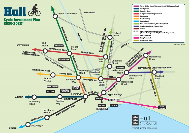 Bike it cycle investment map